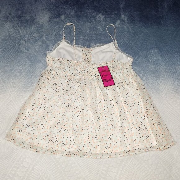 💰 3/$25.00 Spaghetti Strap Dressy Top Candies Jr. Large NWT-Retail $38.00. - Picture 2 of 8